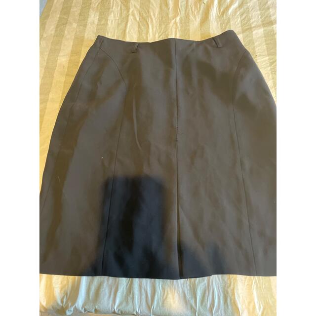 ブラックタイトスカート レディースのスカート(ひざ丈スカート)の商品写真