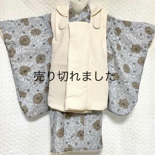 七五三 被布 着物 ハンドメイド 七五三 3歳(和服/着物)