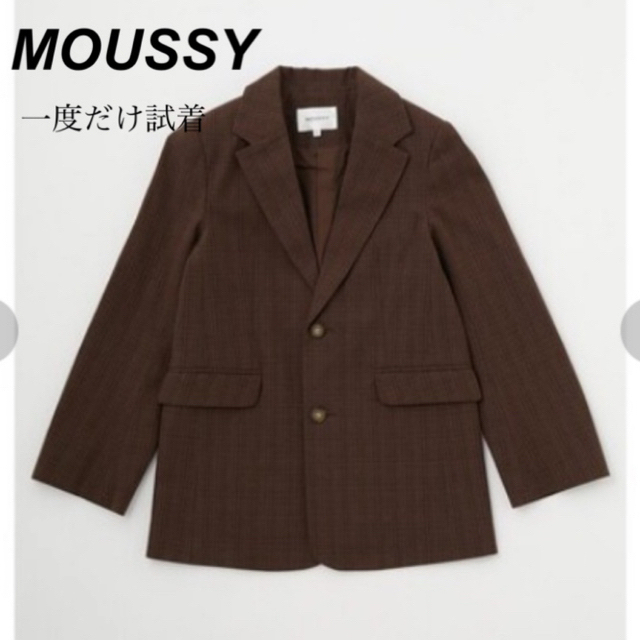 希少品 MOUSSY CHECK JACKET サイズ1