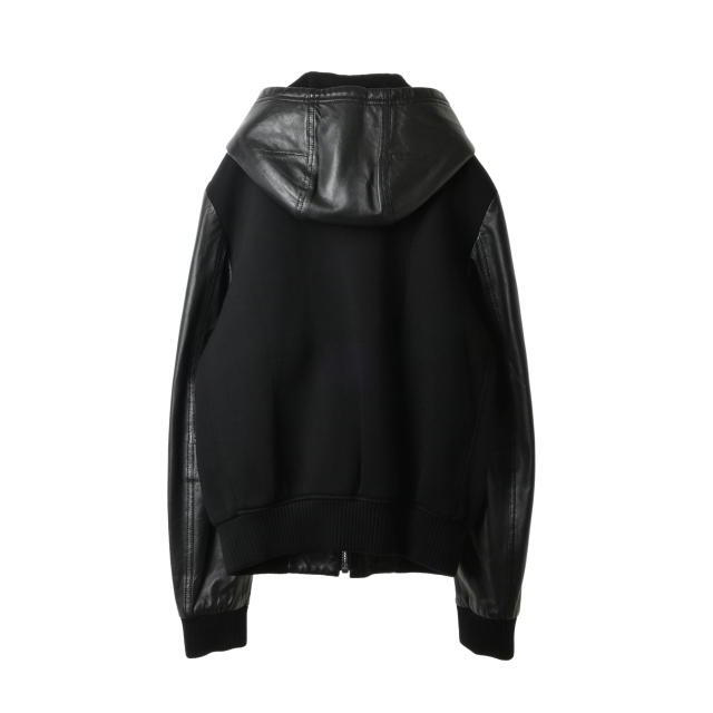 GIVENCHY by RICCARDO TISCI 切替 レザー ジャケット羊革別布