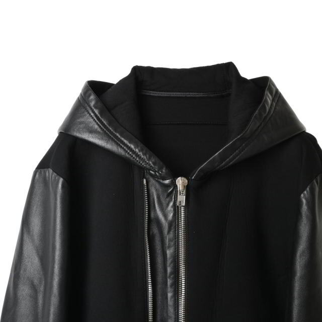 GIVENCHY by RICCARDO TISCI 切替 レザー ジャケット羊革別布