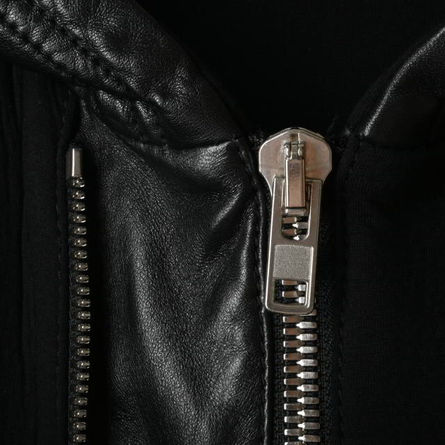 GIVENCHY - GIVENCHY by RICCARDO TISCI 切替 レザー ジャケット GIVENCHY - GIVENCHY by RICCARDO TISCI 切替 レザー ジャケット