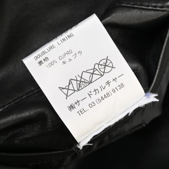 GIVENCHY by RICCARDO TISCI 切替 レザー ジャケット羊革別布