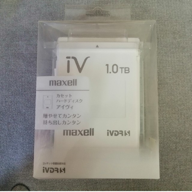 maxell】 iVDR-S 1.0TB HDDカセット used品-