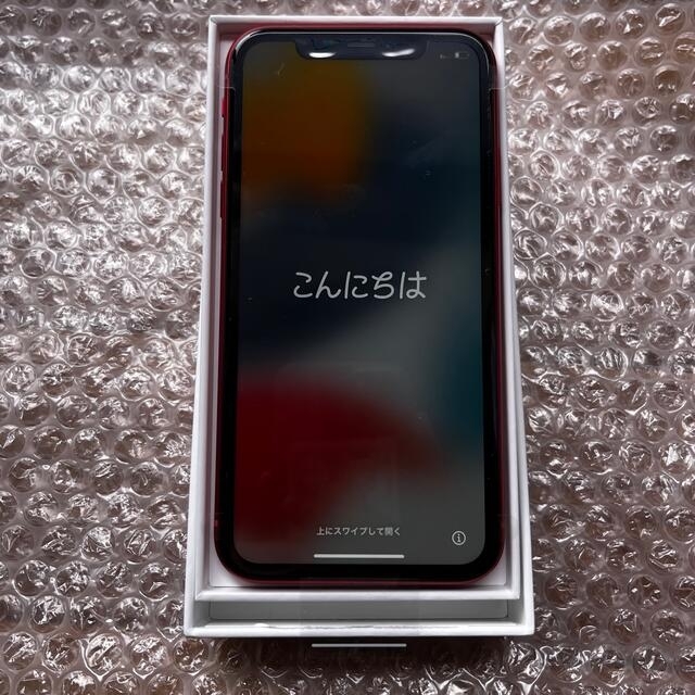 大量入荷 Apple SIMフリー 128GB RED 【新品未使用】iPhone11