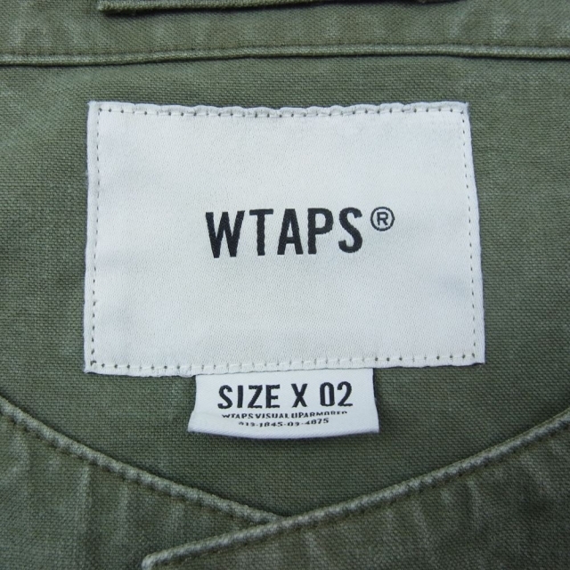 W)taps(ダブルタップス)のWTAPS ダブルタップス 長袖シャツ 20SS 201TQDT-SHM01 Scout LS スカウト ミリタリー シャツ ジャケット カーキ系 X 02【中古】 メンズのトップス(シャツ)の商品写真