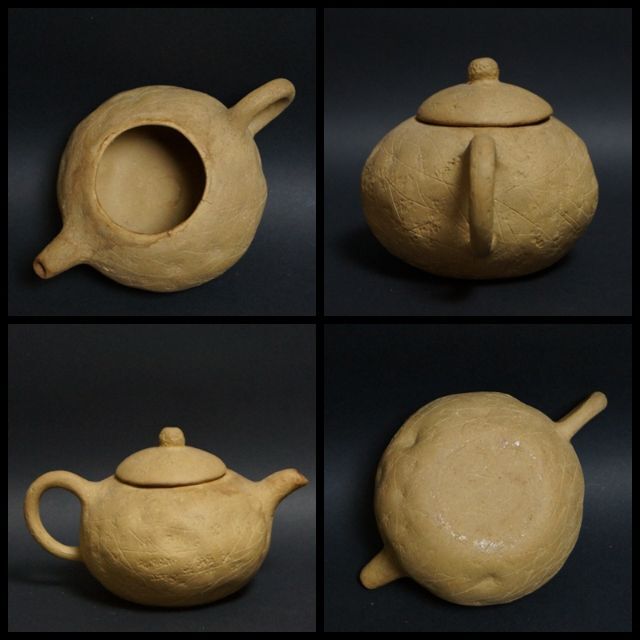 国家高級工芸美術師 曹婉芬作 白泥 宜興紫砂壺 煎茶道具☆時代物 国家高級工芸美術師 曹婉芬作 白泥 宜興紫砂壺 煎茶道具☆時代物
