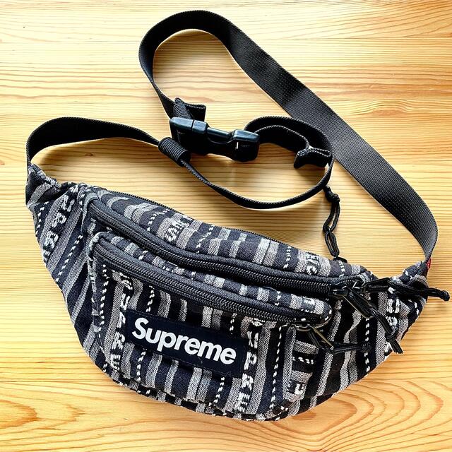 Supreme - Supreme Woven Stripe Waist Bagの通販 by MAKO☆大特価 ...