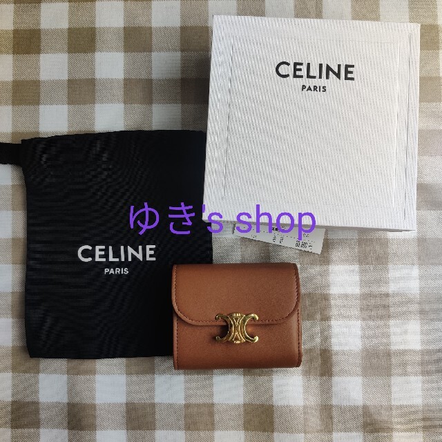 短納期早者勝ち! 新品 未使用 Celine トリオンフ 長財布 トリオンフ