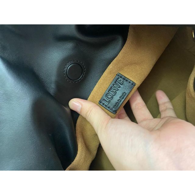 ロエベ ミニフラメンコ クラッチバッグ ショルダーバッグ ブラック 4