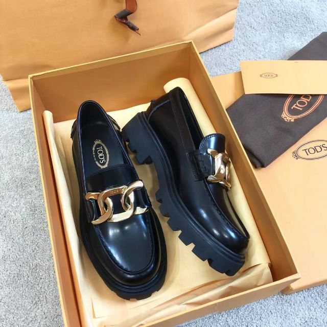 最大の割引 【TOD’S】ケイト - TOD'S レザー ブラック 37 ローファー ローファー+革靴 最大の割引 【TOD’S】ケイト - TOD'S レザー ブラック 37 ローファー ローファー+革靴