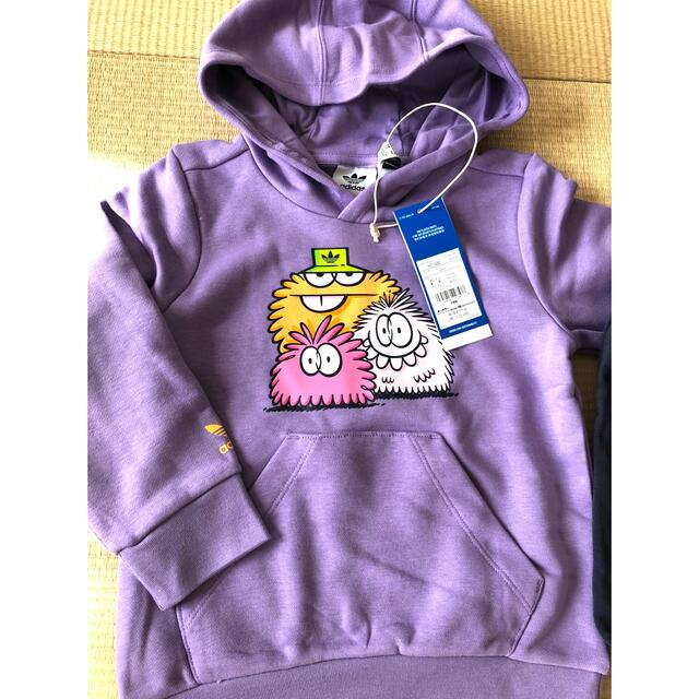 adidas(アディダス)のadidas ジャージ上下セットアップ　110cm 新品 キッズ/ベビー/マタニティのキッズ服女の子用(90cm~)(ジャケット/上着)の商品写真