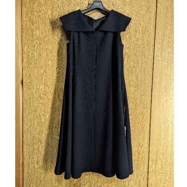 FOXEY(フォクシー)のフォクシー "Barcelona Dress" ミッドナイトブルー 38 レディースのワンピース(ひざ丈ワンピース)の商品写真