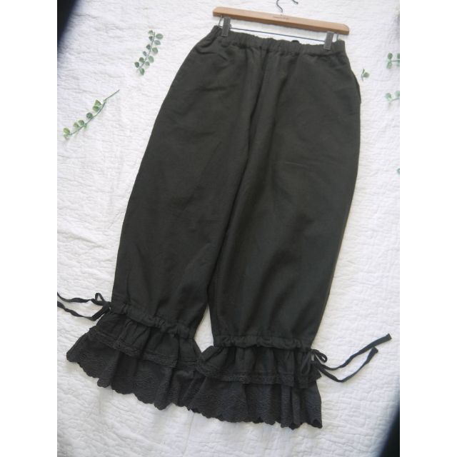 ぷー様専用☆新品☆sm2☆モカ⋆裾レースパンツ*裏地付き*スカラップ