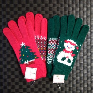 ソニー(SONY)のクリスマス手袋 2組(手袋)