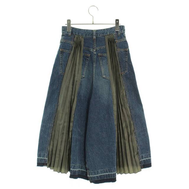 sacai - サカイ 22SS 22-06113 デニムミックスプリーツ切替 sacai - サカイ 22SS 22-06113 デニムミックスプリーツ切替