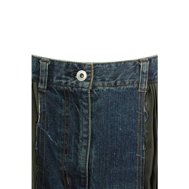 sacai - サカイ 22SS 22-06113 デニムミックスプリーツ切替 sacai - サカイ 22SS 22-06113 デニムミックスプリーツ切替