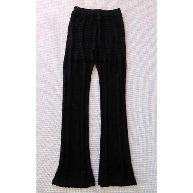 Mame】curtain lace knitted trousers/ 2 | angeloawards.com