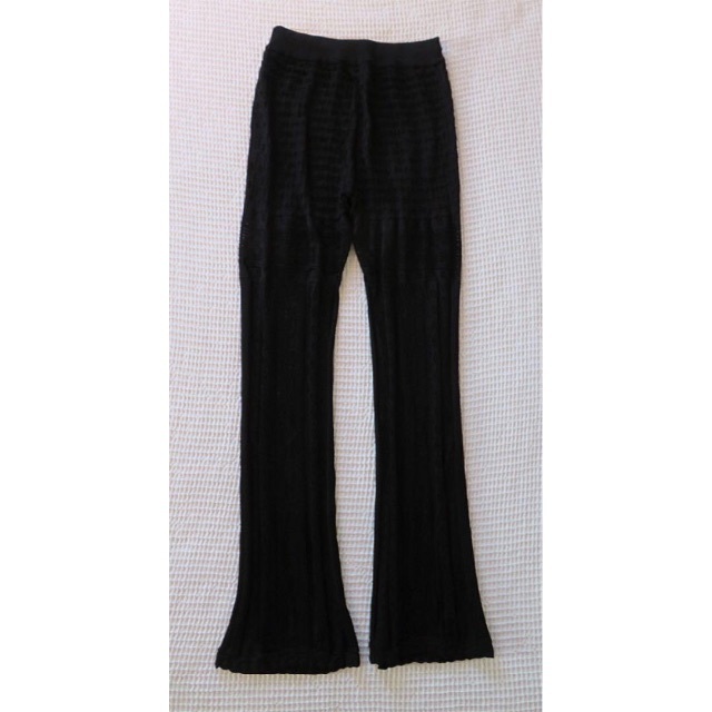 【Mame】curtain lace knitted trousers／ 2