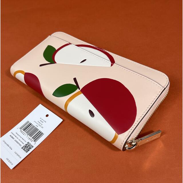 新品ケイトスペード アップル 長財布 りんご kate spade