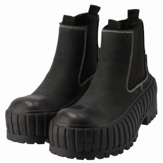 エムエムシックス(MM6)のMM6 MAISON MARGIELA アンクル ブーツ バルカナイズ 靴(ブーツ)