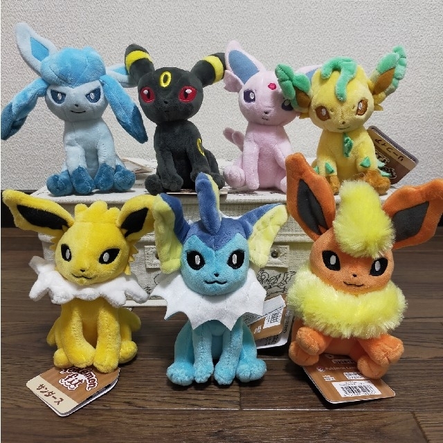ポケモンfit ぬいぐるみ イーブイの進化系7体セット | www