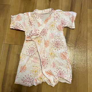 タカシマヤ(髙島屋)の赤ちゃんの城　甚平　花火柄　80cm (甚平/浴衣)