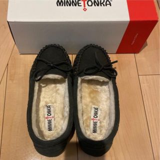 ミネトンカ(Minnetonka)のミネトンカ　モカシン　グレー(スリッポン/モカシン)