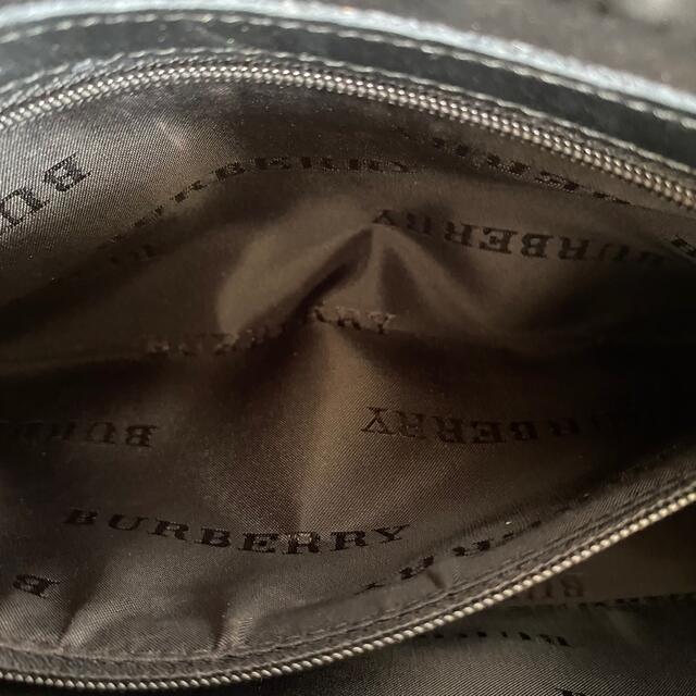 BURBERRY(バーバリー)の極美品 バーバリー Burberry ハンドバッグ レザー ブラック ミニ レディースのバッグ(ショルダーバッグ)の商品写真