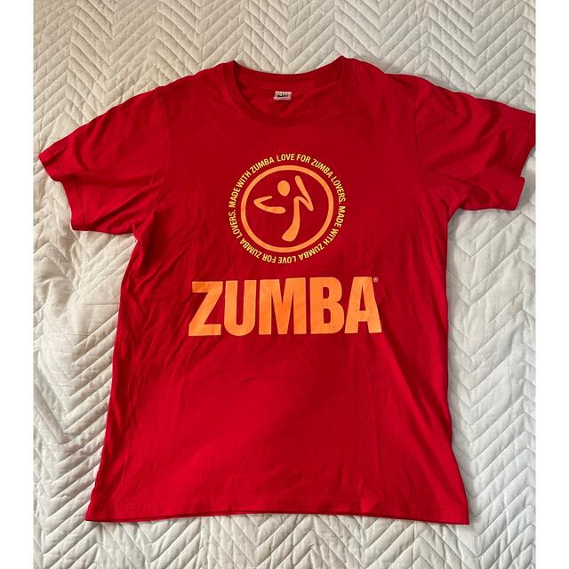 Zumba(ズンバ)のZUMBA ズンバ　Tシャツ　赤色 XLサイズ メンズのトップス(Tシャツ/カットソー(半袖/袖なし))の商品写真