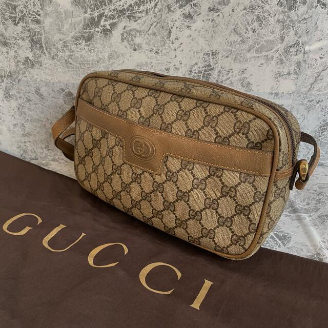 Gucci - 極 美品 GUCCI オールドグッチ ショルダーバッグ GG柄 ミニ ...