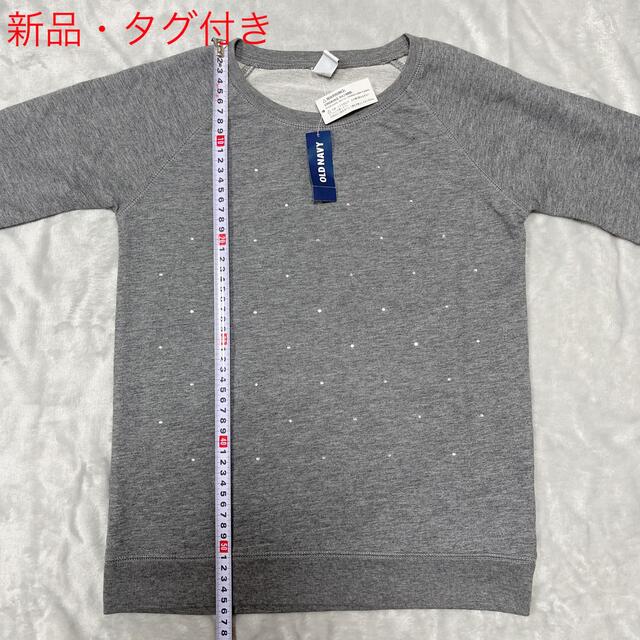 Old Navy(オールドネイビー)の5分丈カットソー キッズL 140cm オールドネイビー キッズ/ベビー/マタニティのキッズ服女の子用(90cm~)(Tシャツ/カットソー)の商品写真