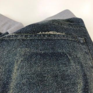 HYSTERIC GLAMOUR - HYSTERIC GLAMOUR デニム転写プリント スウェット