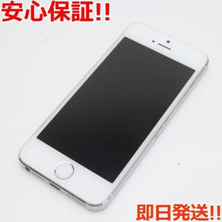 アイフォーン(iPhone)の美品 DoCoMo iPhone5s 64GB シルバー (スマートフォン本体)