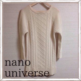 ナノユニバース(nano・universe)のnano•universe ニットワンピ(ニット/セーター)