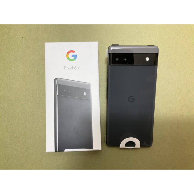 Google Pixel(グーグルピクセル)のGoogle Pixel6a 128GB （SIMフリー） Charcoal スマホ/家電/カメラのスマートフォン/携帯電話(スマートフォン本体)の商品写真