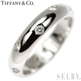 Tiffany & Co. - ティファニー Pt950 ダイヤモンド リング ドッツ