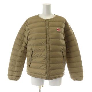 ダントン 19AW クルーネックインナーダウンジャケット 36 S ベージュ