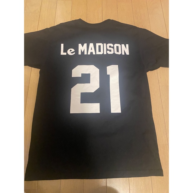 MADISONBLUE(マディソンブルー)のMADISONBLUE NUMBERING TEE M ブラック メンズのトップス(Tシャツ/カットソー(半袖/袖なし))の商品写真