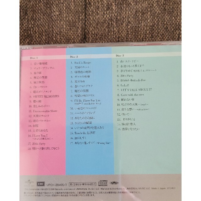 松田聖子CD エンタメ/ホビーのCD(ポップス/ロック(邦楽))の商品写真