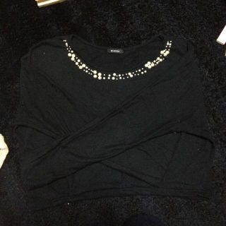 エモダ(EMODA)のショート丈ビジュートップス/EMODA(トレーナー/スウェット)