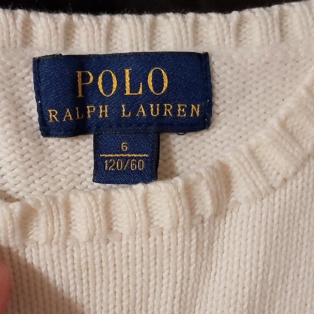 POLO RALPH LAUREN(ポロラルフローレン)の値下げ!!ラルフローレン　セーター　女の子 キッズ/ベビー/マタニティのキッズ服女の子用(90cm~)(ニット)の商品写真