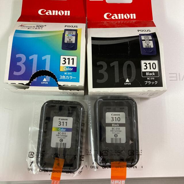 Canon(キヤノン)の使用済み　Canon310.311 スマホ/家電/カメラのPC/タブレット(PC周辺機器)の商品写真