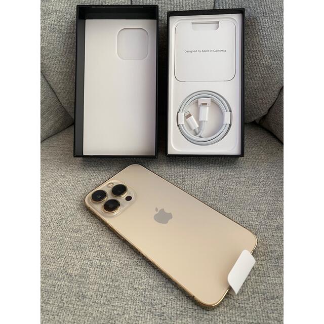 13 Pro Gold 128 GB SIMフリーの通販 by M アイフォーンならラクマ 1