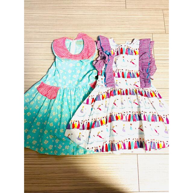 fafa(フェフェ)のfafaワンピース120セット キッズ/ベビー/マタニティのキッズ服女の子用(90cm~)(ワンピース)の商品写真