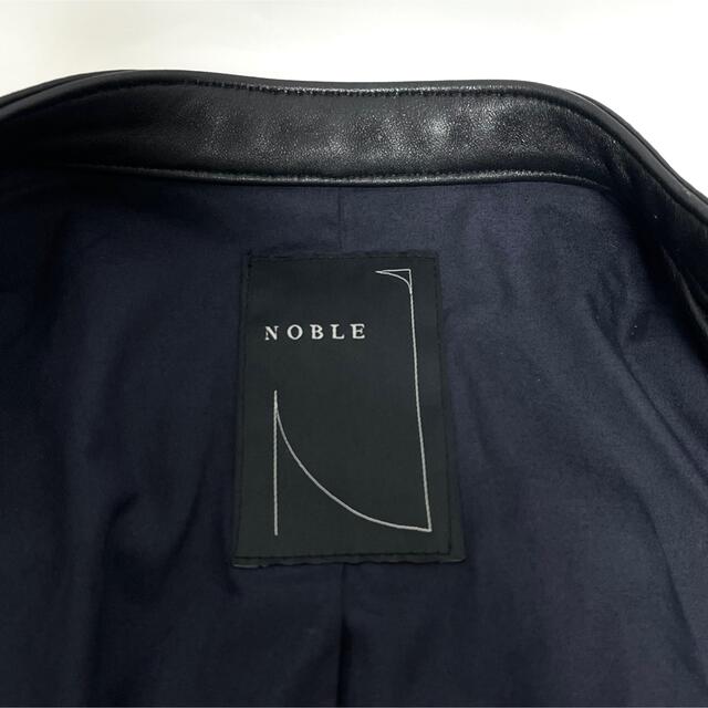 Noble(ノーブル)の人気　NOBLE ソフト ラムレザー ライダース　40 L ブラック レディースのジャケット/アウター(ライダースジャケット)の商品写真