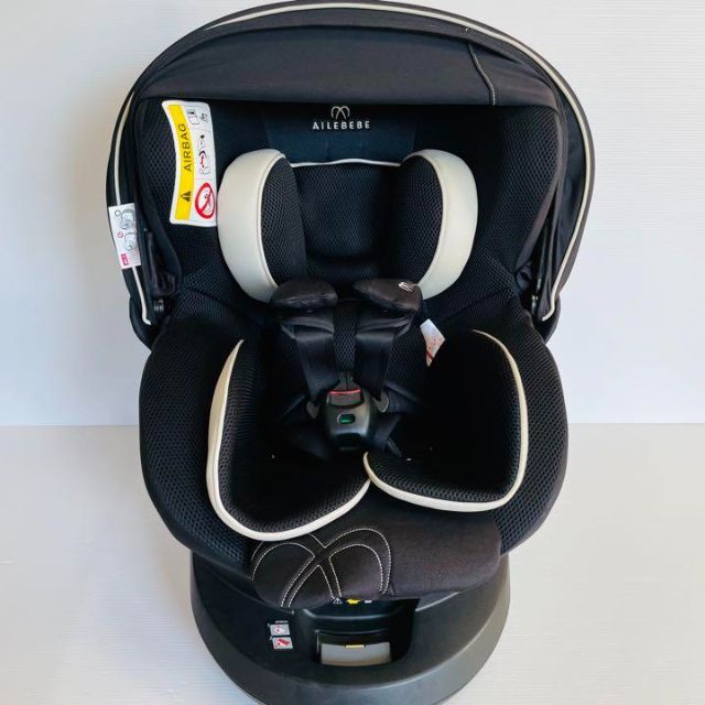 極美品】エールベベ クルット5i グランス グランブラウン ISOFIX