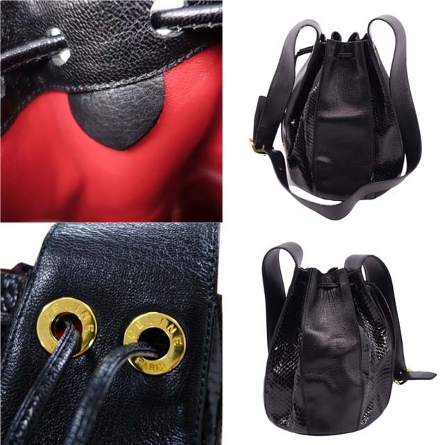 CELINE - Vintage セリーヌ バッグ 巾着 ショルダーバッグ CELINE - Vintage セリーヌ バッグ 巾着 ショルダーバッグ