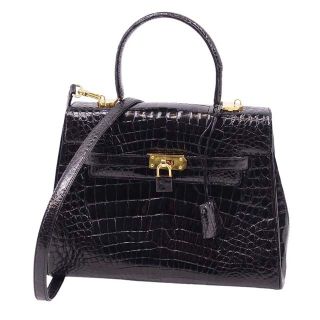 Crocodile - クロコダイル バッグ シャイニークロコ キーロック Crocodile - クロコダイル バッグ シャイニークロコ キーロック