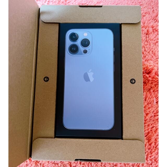 美品! iPhone 13 Pro 128GB SIMフリー シエラブルースマートフォン 美品! iPhone 13 Pro 128GB SIMフリー シエラブルースマートフォン